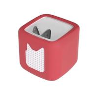 Coperchio di protezione per Toniebox 2 Lettore Audio Cassa molle del silicone antiurto Anti-graffio Protector Manica Shell per Toniebox 2 Accessori (Red)