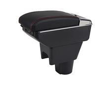 Coperchio Di Ricambio Per Bracciolo Centrale, Armrest per Renault Dacia Duster Braccio Rest Dual Layer Store Central Store Content Box USB Carica Auto-styling Decoration Accessori Accesorios (Color :