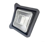 Coperchio di ricambio per frullatore Blendtec, in plastica, forma quadrata, per paraspruzzi, facile da montare, grigio, 14,5 cm