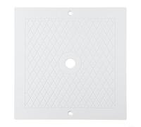 Coperchio di ricambio quadrato per skimmer Hayward SPX1082E SP1084, resistente, resistente ai raggi UV, bianco, accessorio per la manutenzione della piscina (1 confezione)
