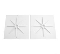 Coperchio di ricambio rotondo per skimmer per piscina, 25,4 cm, per la pulizia del cestello dello skimmer, per SPX1082E, SP082, 1083, 1084, 1085, SP1086 (confezione da 2)
