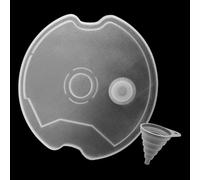 Coperchio di ricarica per lavastoviglie Miele Powerdisk, coperchio di ricarica per Miele AutoDos Powerdisk, a prova di perdite, tappo per lavastoviglie con tappo in silicone e imbuto