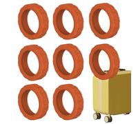 Coperchio Di Ruote Per Bagagli, Manica A Ruota Universale Per Bagagli Da Viaggio, 8 Camere - Copertura In Silicone Per Valigie A Ruota, Coperchio Per Rollio Per Bagagli A Mano, Per Valigie