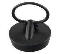 Coperchio di scarico, 47 mm, 1 pezzo, tappo per lavello in PVC con design ad anello di sollevamento, resistente alle alte temperature, per cucina e bagno