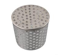 Coperchio di scarico in acciaio inossidabile 304 con finitura liscia, previene l'ostruzione dei detriti negli scarichi esterni (83 mm)