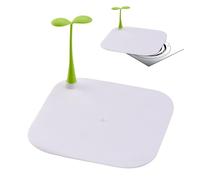 Coperchio di scarico per doccia - tappo per capelli in silicone, coperchio deodorante antiodore | Small Bean Sprout forma filtro per scarico del WC, deodorizzazione delle fogne della guarnizione della