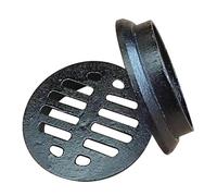 Coperchio di scarico rotondo in ghisa, griglia di scarico di ricambio, doccia a scatto, griglia di trincea for filtro di scarico del pavimento del garage e del seminterrato(50)