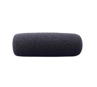 coperchio di schiuma microfono, Copertura antivento for microfono in schiuma nera, misure multiple, confezione da 2(120mm)