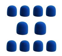 coperchio di schiuma microfono, Copertura antivento in schiuma for microfono, 10 pezzi, multicolore(Blue 10pcs-01)