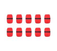 coperchio di schiuma microfono, Copertura antivento in schiuma for microfono, 10 pezzi, multicolore(Red 10pcs)