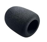 coperchio di schiuma microfono, Copertura for microfono da studio a condensatore Antivento in spugna di schiuma sferica Multicolor(Black)