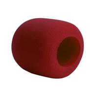 coperchio di schiuma microfono, Copertura for microfono da studio a condensatore Antivento in spugna di schiuma sferica Multicolor(Red)