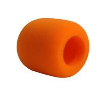 coperchio di schiuma microfono, Copertura for microfono da studio a condensatore Antivento in spugna di schiuma sferica Multicolor(Orange)