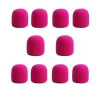 coperchio di schiuma microfono, Copertura for microfono Spugna for parabrezza in schiuma portatile multicolore da 10 pezzi for KTV DJ(Pink)
