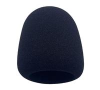 coperchio di schiuma microfono, Copertura in schiuma for parabrezza del microfono, spugna nera, bianco e nero(Black Sponge)