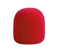coperchio di schiuma microfono, Copertura in schiuma for parabrezza for microfono da palco portatile multicolore(Wine Red)