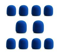 coperchio di schiuma microfono, Copertura in spugna for microfono 10 pezzi Parabrezza multicolore for microfono portatile KTV DJ(Blau)