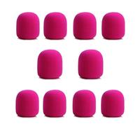 coperchio di schiuma microfono, Copertura in spugna for microfono 10 pezzi Parabrezza multicolore for microfono portatile KTV DJ(Pink)