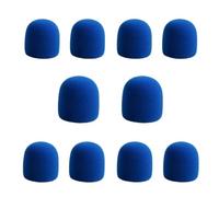 coperchio di schiuma microfono, Copri microfono 10 pezzi Copri parabrezza in spugna di schiuma multicolore 70x60x10mm(Blau)