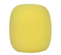 coperchio di schiuma microfono, Coprimicrofono in schiuma di ricambio for palco DJ, parabrezza spesso lavabile multicolore 10 pezzi(Yellow)