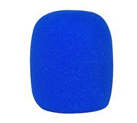 coperchio di schiuma microfono, Coprimicrofono in schiuma di ricambio for palco DJ, parabrezza spesso lavabile multicolore 10 pezzi(Blau)