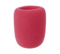 coperchio di schiuma microfono, Schiuma antivento for microfono con riduzione del rumore, confezione da 4, multicolore(Red)