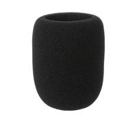 coperchio di schiuma microfono, Schiuma antivento for microfono con riduzione del rumore, confezione da 4, multicolore(Black)