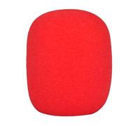 coperchio di schiuma microfono, Sostituzione copertura microfono 10 pezzi spugna in schiuma DJ Stage parabrezza multicolore(Red)