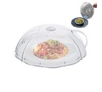 Coperchio di schizzi a microonde - coperchio da forno con manico, protezione antico -secca per il riscaldamento e i pasti a vapore, la preparazione pasto accessorio per