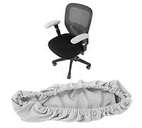 Coperchio di sedia da scrivania a una coppia, elastico Coperture per braccio elastico Protezioni Office Seat Hand Resto Accessori per scrivania per le sedie da ufficio (Grigio)