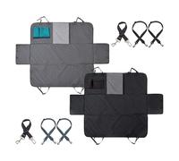 Coperchio di sedile per auto per cani - Extender posteriore - Coperchio posteriore non slip a graffio | Oxford Cloth PP Cotton Anti-Scratch Dog CAR BED | Hammock per animali domestici da 137 cm per il