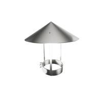 Coperchio di sfiato del camino, cappello in acciaio inossidabile 304 70-300 mm (220 mm)(220mm)