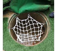 Coperchio di Sicurezza per tombino Commerciale, Coperchio Rotondo e Pratico con Rete Protettiva, Bianco, Adatto per vicoli/Giardini/sentieri, con Copertura Interna in Acciaio (98 cm/38,6 pol