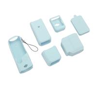 Coperchio di Silicone della Fotocamera Tascabile, Facile da Installare Coperchio Protettivo per la Fotocamera Tascabile a Prova di Shock con Copertina di Copertura per Obiettivo per Accessorio (BLUE)