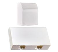 Coperchio Di Socket A 2 Pezzi, Coperchio A Presa Singola E Doppia, Protezione Per Socket, Coperchio Impermeabile Dell'Adesivo, Dispositivo Di Protezione Della Sicurezza Del Bambino