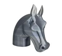 Coperchio di traino di traino, Tappo del ricevitore della testa di cavallo, protezione della presa con guarnizione resistente alle intemperie, accessorio del veicolo ABS robusto, coperchio decorativo