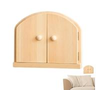 Coperchio di uscita della porta della fata in legno, da parete creativo, leggero e artistico | affascinante coperta elettrica con tema fantastico, per le camere per, Assiett