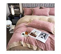 Coperchio Duvet Set Set Inverno Coralle INVERNA Copertura INVERNA Coperchio TRIMINATO TRIMINATIVO Coperchio di LUMATO di LUMINE con Coperchio di BIFFICILE della FLANA