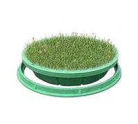 Coperchio e telaio for tombino in resina invisibile, coperchio decorativo for tombino, coperchio for tombino incassato, coperchio for fossa settica di ispezione for prato(Round 100*100CM/39.4*39.4IN)