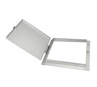 Coperchio e telaio per tombino invisibili in acciaio inox, Coperchio E Telaio For Pozzetto Esterno, copertura per scarico del pavimento, esterno(80 * 80cm/31.4 * 31.4in)