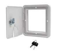 Coperchio Elettrico Quadrato Bianco Per Barche RV Camper Con Chiave