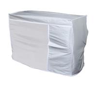 Coperchio Esterno per Condensatore Climatizzatore Mini Split, Argento | Tessuto Composito in Poliestere, Idrorepellente e Resistente al Vento, per Balcone e Condizioni Meteo Avverse