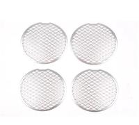 Coperchio fanale posteriore Per Chevy Per Corvette C6 2005-2013 Copertura Fanale Posteriore In Acciaio Inossidabile Accessori Per Modifiche Auto Copertura Fanale Posteriore(Style 1 Silver)