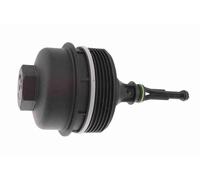 Coperchio filtro olio Plastica V10-8631 VAICO per SEAT SKODA VW