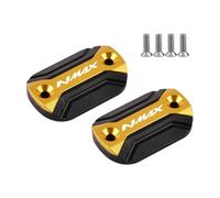 Coperchio fluido serbatoio Adatto per NMAX125/155/160 NMAX TURBO/NEO/NEO S/TECH MAX Copertura pompa freno superiore per moto Copertura coppa olio Copertura coppa olio in metallo
