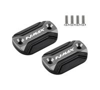Coperchio fluido serbatoio Adatto per NMAX125/155/160 NMAX TURBO/NEO/NEO S/TECH MAX Copertura pompa freno superiore per moto Copertura coppa olio Copertura coppa olio in metallo