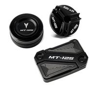 Coperchio fluido serbatoio Coperchio del serbatoio del liquido dei freni anteriore e posteriore per motocicletta per MT125 MT-125 2008-2020 2021 2022 Tappo di riempimento dell'olio