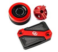 Coperchio fluido serbatoio Coperchio del serbatoio del liquido dei freni anteriore e posteriore per motocicletta per MT125 MT-125 2008-2020 2021 2022 Tappo di riempimento dell'olio