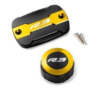 Coperchio fluido serbatoio Per YZF R3 YZF-R3 YZFR3 2015-2022 Moto Protezione Tappo Olio Freno Anteriore e Posteriore e Tappo di Riempimento Olio R3 Accessori