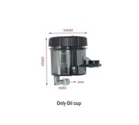 Coperchio fluido serbatoio Serbatoio olio freno universale per moto, cilindro principale freno a pedale, tazza olio, bottiglia fluido, serbatoio moto da cross, scooter, pit bike
